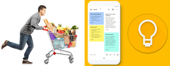 Google Keep: Shopping Barang Dapur Tak Perlu Kertas