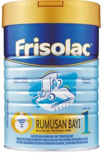 susu frisolac langkah 1