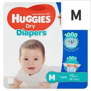 huggies dry